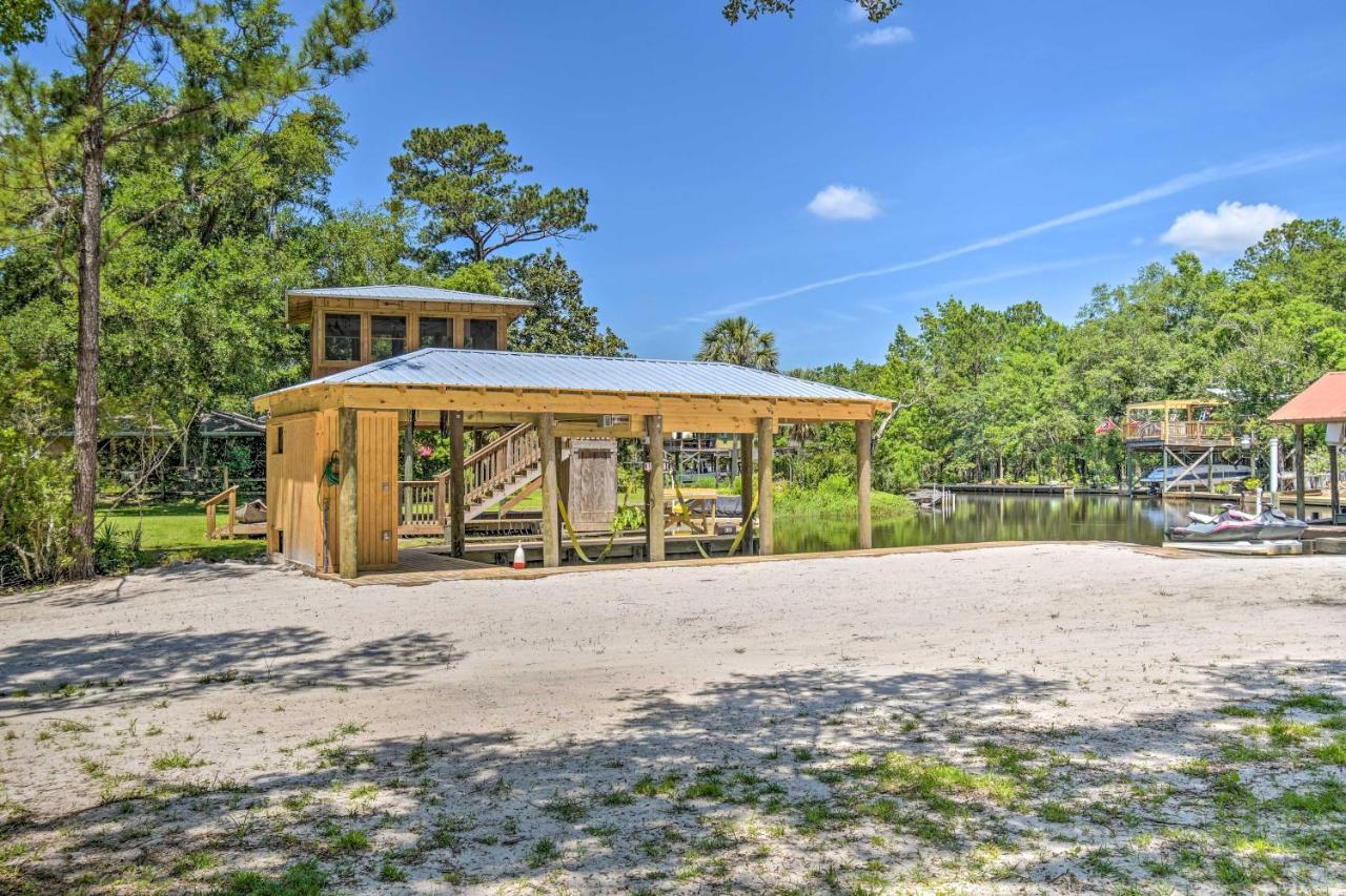 Riverside New Magnolia Springs Home With Dock, Beach Foley Exterior photo